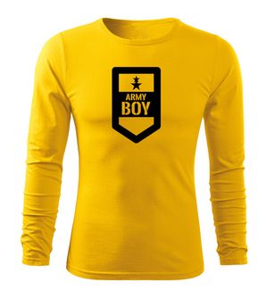 DRAGOWA Fit-T tričko s dlouhým rukávem army boy, 160g / m2