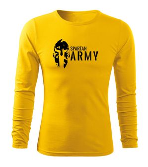 DRAGOWA Fit-T tričko s dlouhým rukávem spartan army, 160g / m2