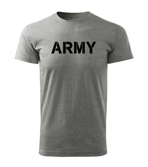 DRAGOWA krátké tričko Army, šedá 160g/m2