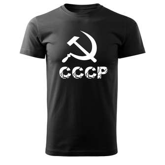 DRAGOWA krátké tričko cccp, černá 160g/m2