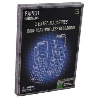 PAPER SHOOTERS Náhradní zásobníky pro Paper Shooters Green Spit, 2 ks