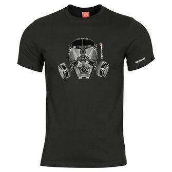 Pentagon Gas Mask tričko, černé