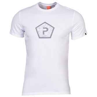 Pentagon Shape tričko, bílé