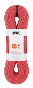 Petzl ARIAL 9,5 mm, červené lano 70m