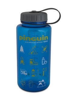 Pinguin Tritan Fat Bottle 1,0 l 2020, modrá