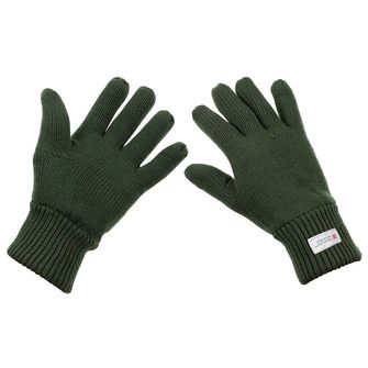 MFH Pletené rukavice s izolací 3M™ Thinsulate™, OD zelená