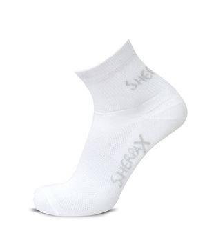 SherpaX /ApasoX Olympus ponožky tenké bílé