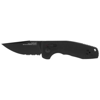 SOG Vyskakovací nůž SOG-TAC AU COMPACT – Black / Partially Serrated