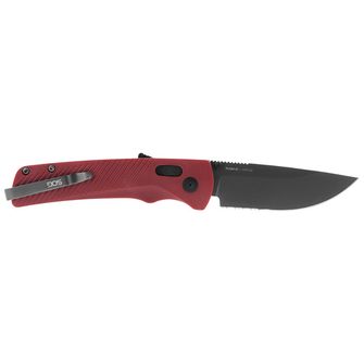 SOG Zavírací nůž Flash AT - Garnet Red - Part Serr