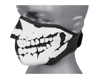 TM Neoprenová maska ​​3D lebka - černá