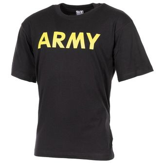 MFH Army tričko s krátkým rukávem, černé