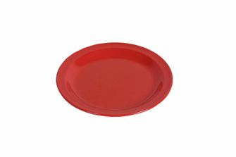 Waca Melaminový plochý talíř o průměru 23,5 cm červený