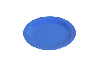 Waca Melaminový plochý talíř o průměru 23,5 cm modrý