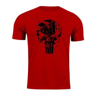 DRAGOWA krátké tričko Frank the Punisher, červená 160g/m2
