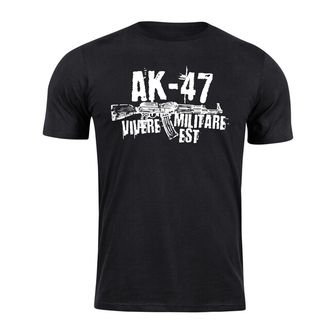 DRAGOWA krátké tričko Seneca AK-47, černá 160g/m2