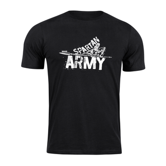 DRAGOWA krátké tričko spartan army Nabis, černá 160g/m2