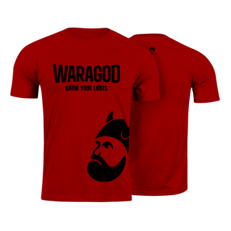 Waragod krátké tričko StrongMERCH, červená 160g/m2