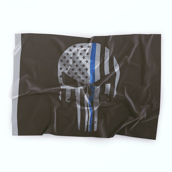 WARAGOD vlajka American Punisher Skull 150x90 cm