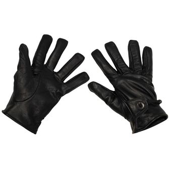 Kožené westernové rukavice MFH, černé